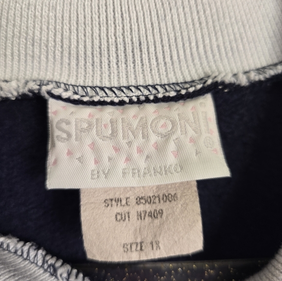 🎀Vintage SPUMONI Cat Embroidered Style Lacey Collared Sweatshirt🎀 - Picture 9 of 10